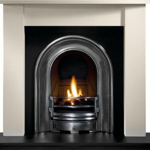 Coronet and Henlow Limestone Fireplace